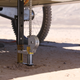 The rover’s robotic drill in use at the Atacama Desert.
